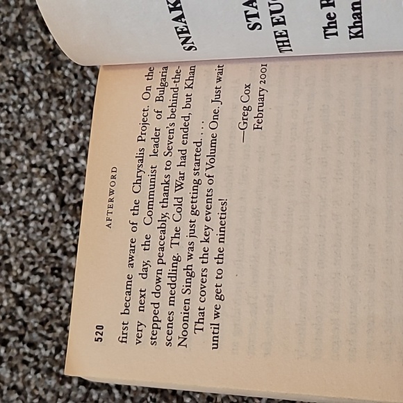 Star Trek The Eugenics Wars by Greg Cox. The rise and fall of Khan noonien singh - Picture 3 of 3